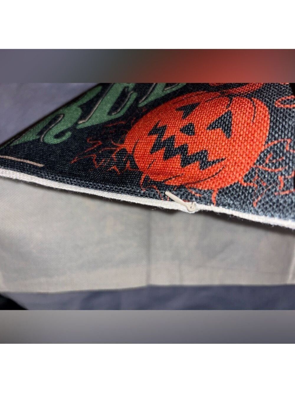 2 New Halloween Throw Pillow Covers—Keep It Creepy - Picture 4 of 7